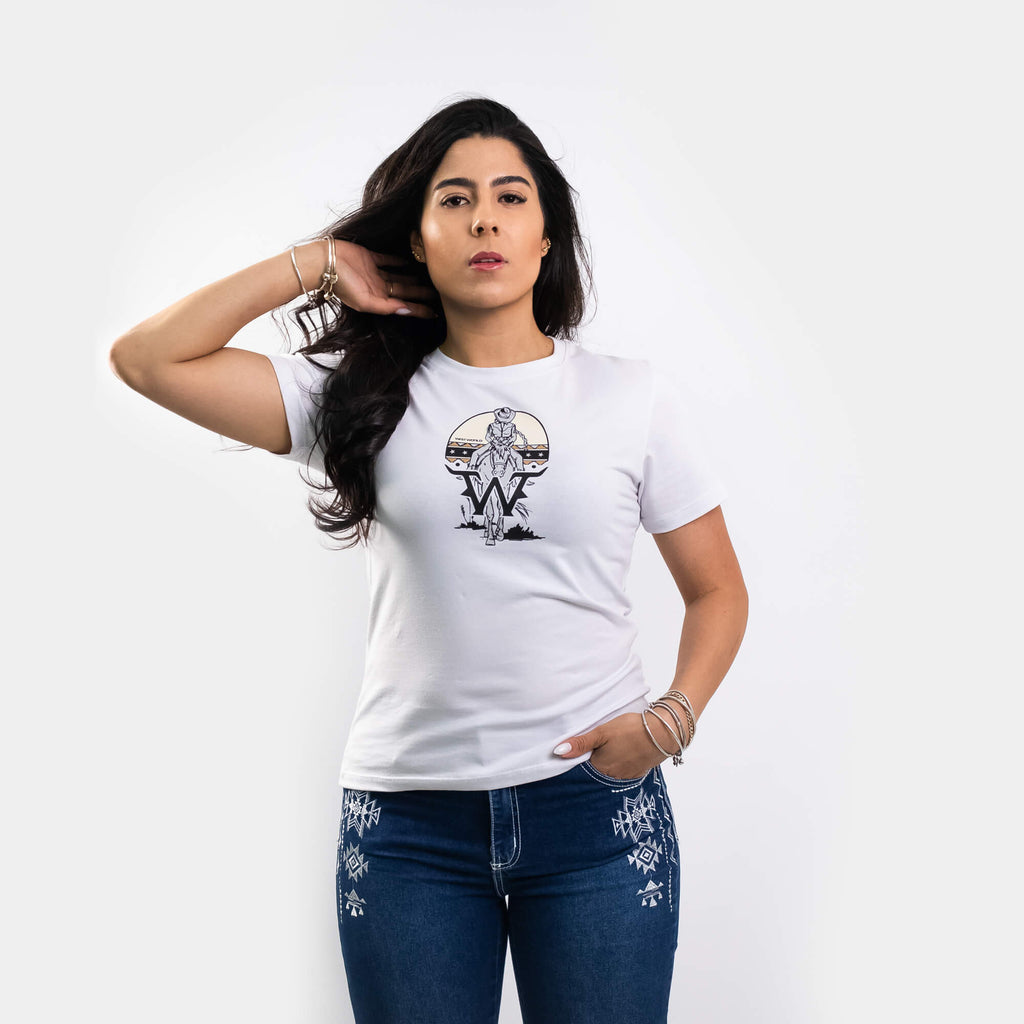 Camiseta Feminina WestWorld Fronteira