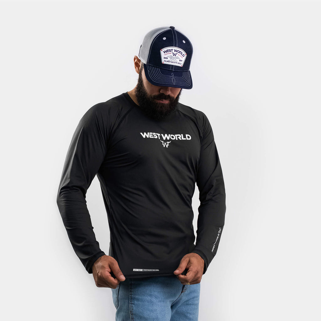 Camiseta Manga Longa Térmica UV50+ Masculina WestWorld
