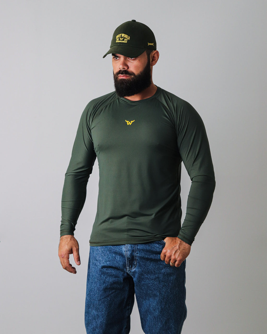 Camiseta Térmica UV50+ Manga Longa Masculina WestWorld