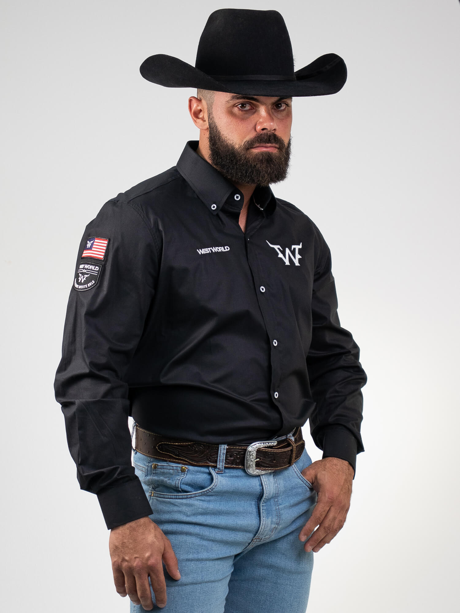 Camisa Masculina de Competição WestWorld