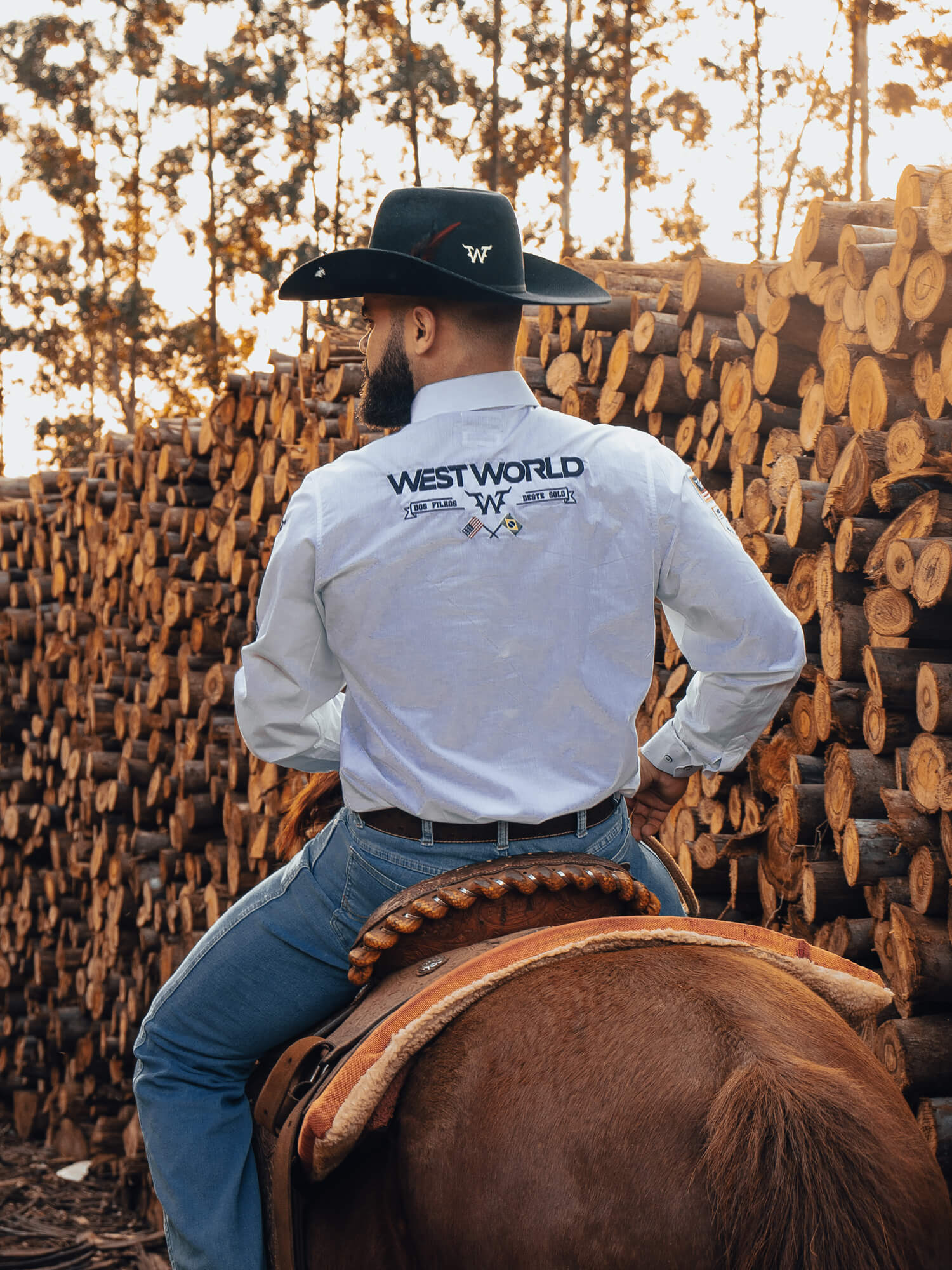 Camisa Masculina de Competição WestWorld