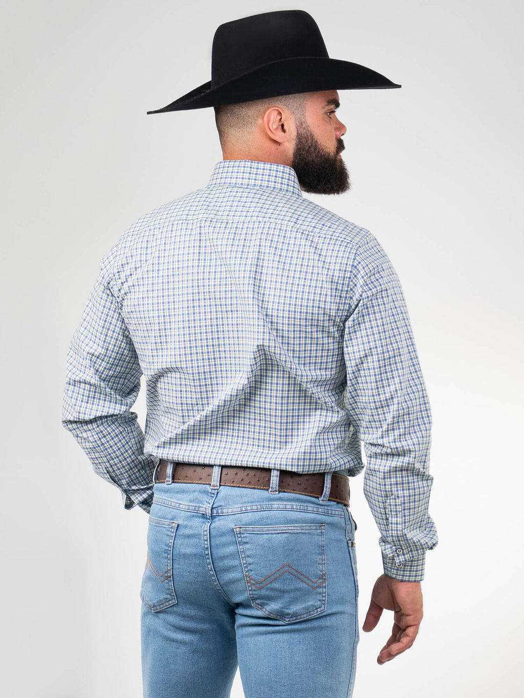 Camisa Masculina Manga Longa Xadrez WestWorld