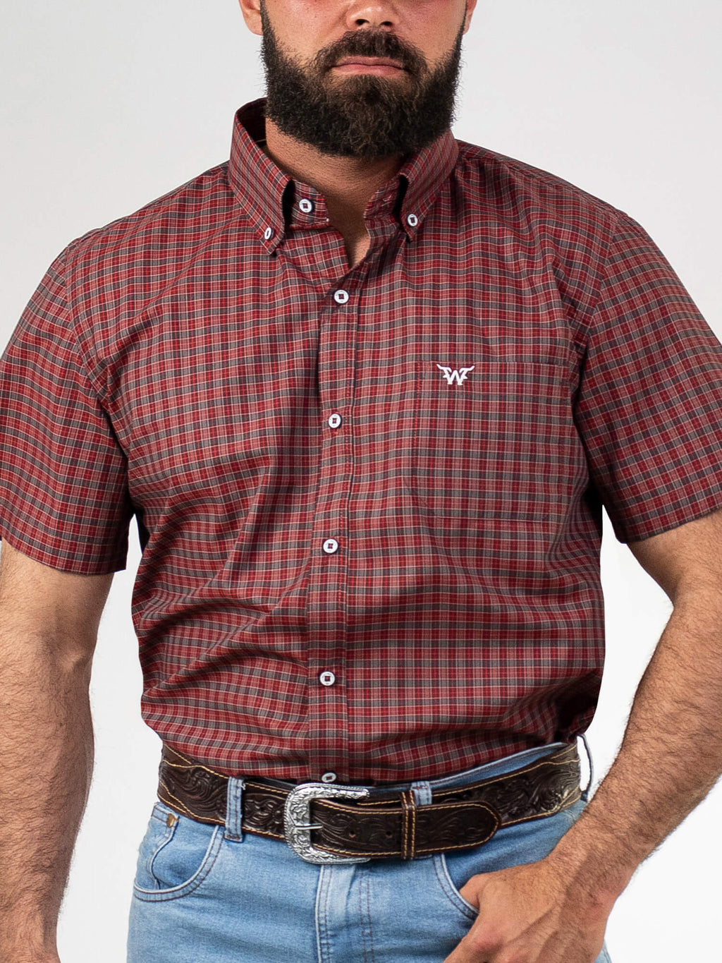 Camisa Masc MC Xadrez Algodão Egípcio WestWorld