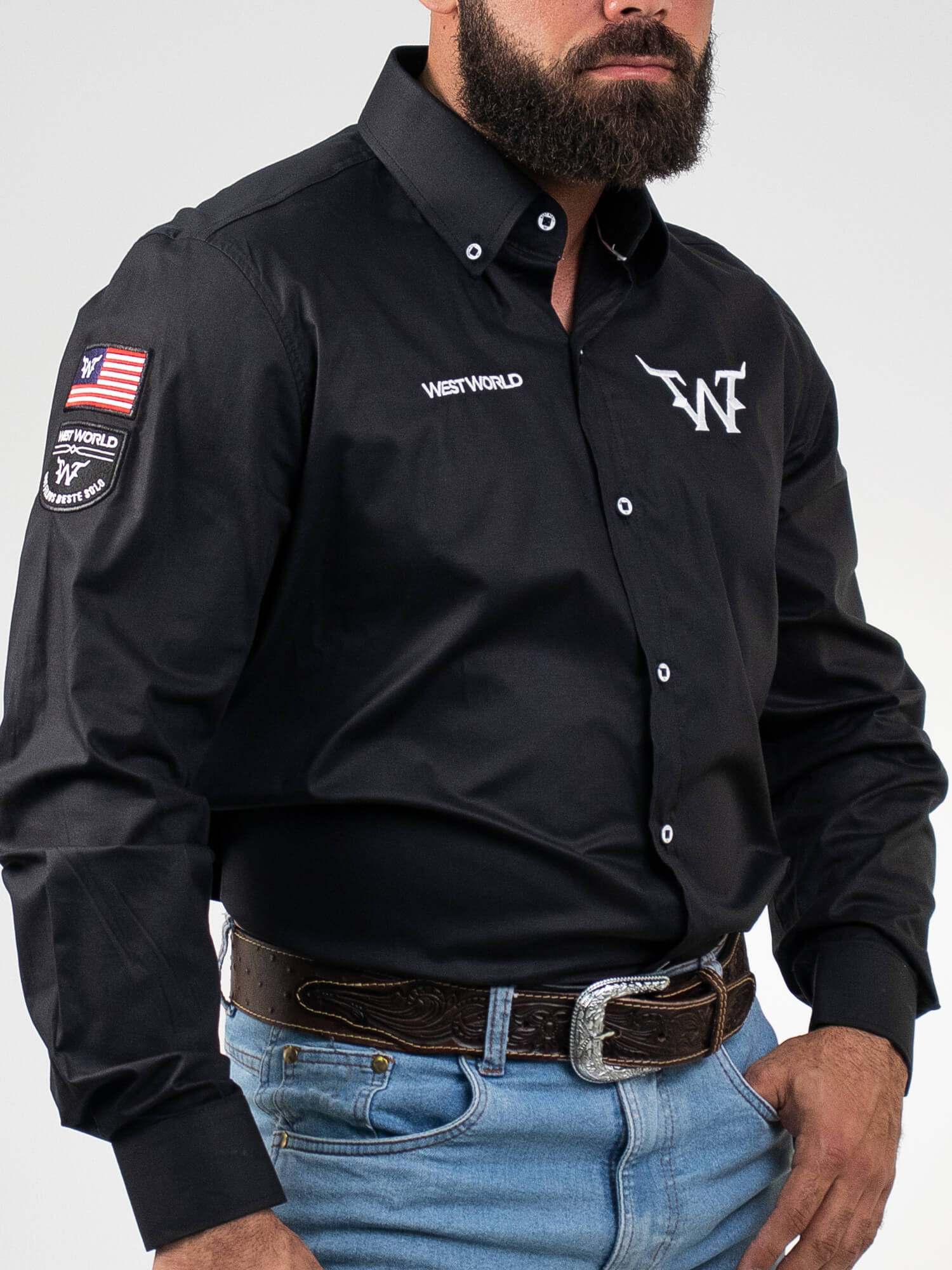 Camisa Masculina de Competição WestWorld