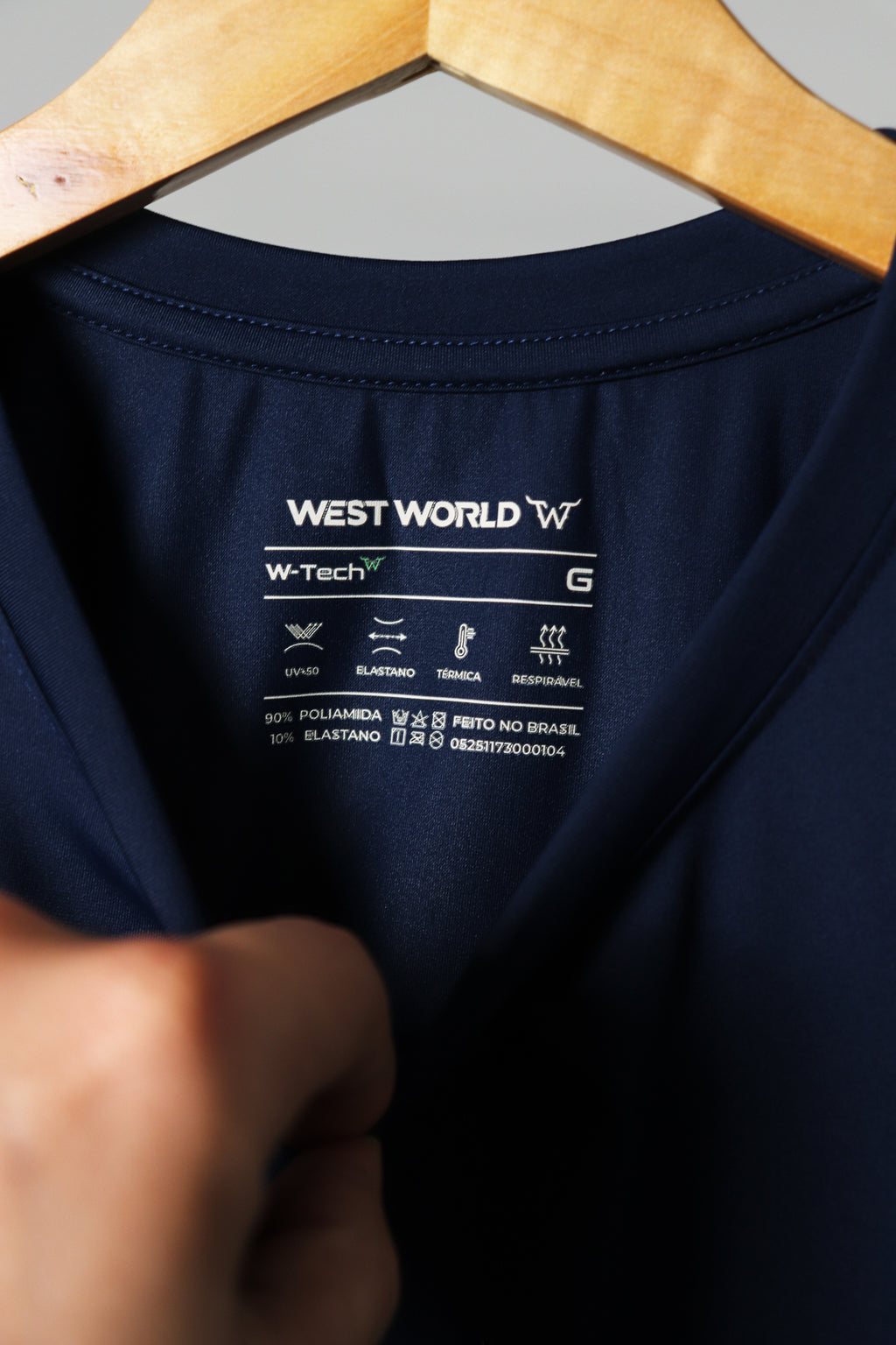 Camiseta  Térmica UV50+ Manga Curta Masculina WestWorld