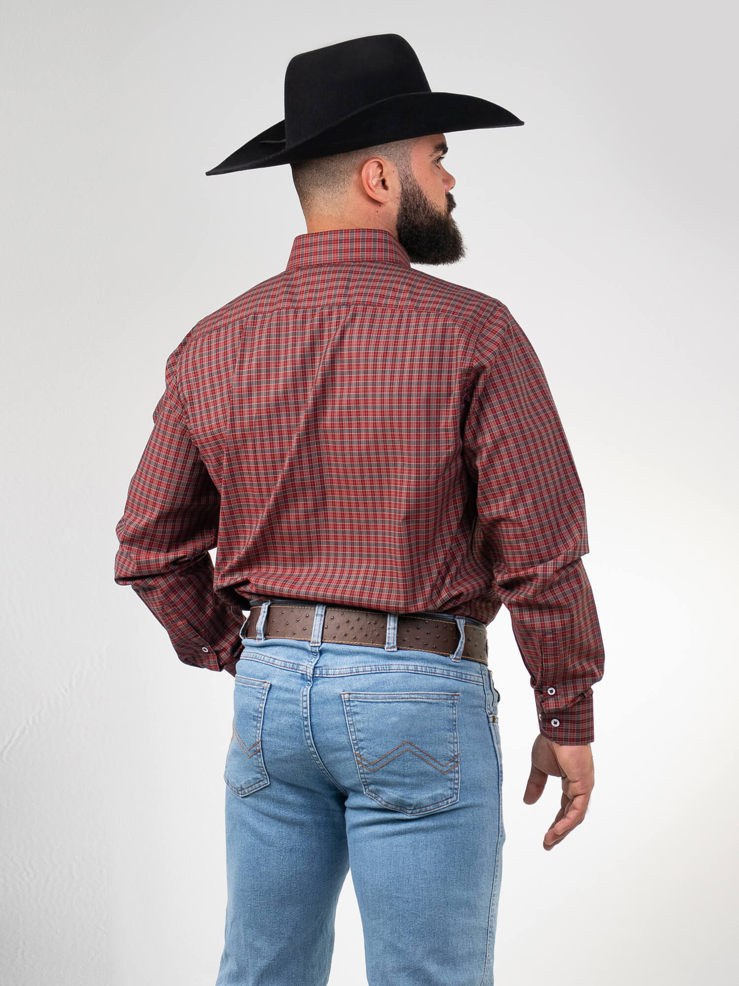 Camisa Masculina Manga Longa Xadrez WestWorld