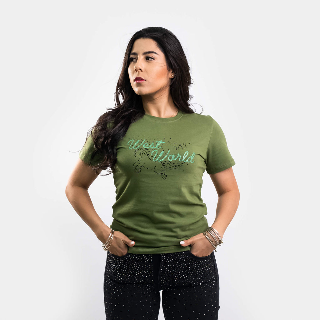 Camiseta Feminina WestWorld Fronteira
