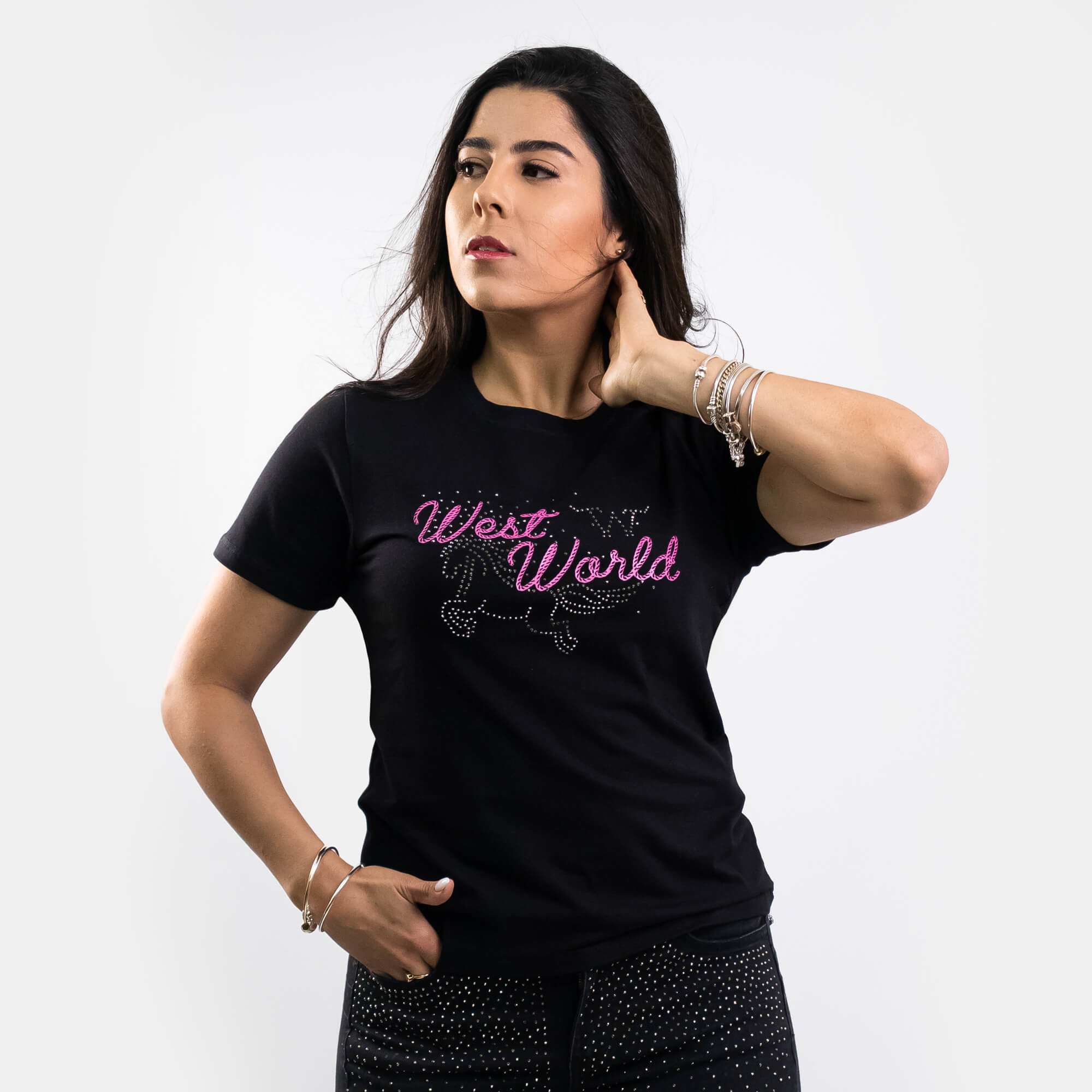 Camiseta Feminina WestWorld Fronteira