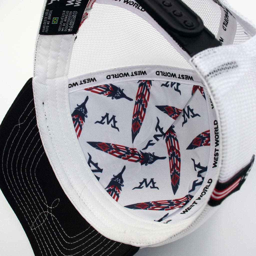 Boné WestWorld Penacho USA