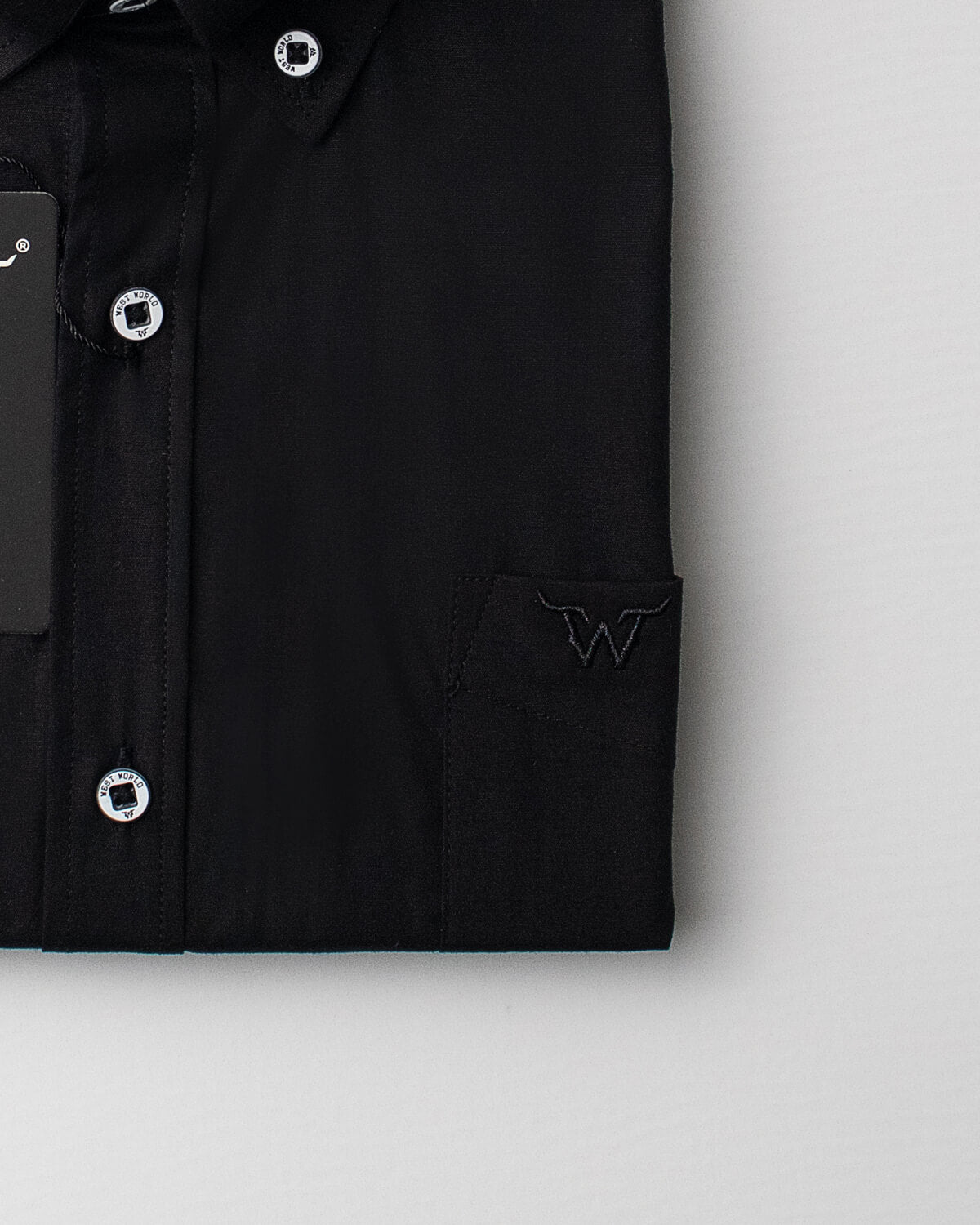 Camisa Básica Masculina Algodão Egípcio com Elastano e Bolso Manga Curta