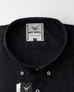 Camisa Básica Masculina Algodão Egípcio com Elastano e Bolso Manga Longa