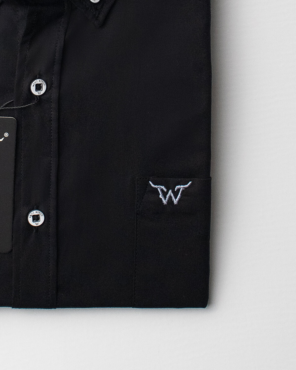 Camisa Básica Masculina Algodão Egípcio com Elastano e Bolso Manga Longa