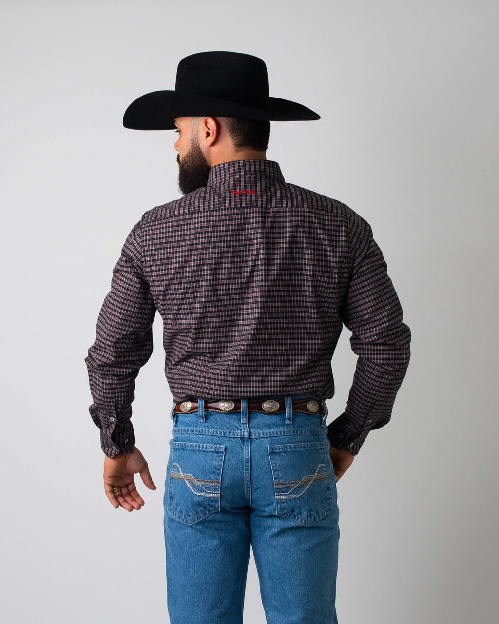 Camisa Xadrez Masculina Algodão Egípcio com Elastano Manga Longa