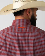 Camisa Xadrez Masculina Algodão Egípcio com Elastano Manga Longa