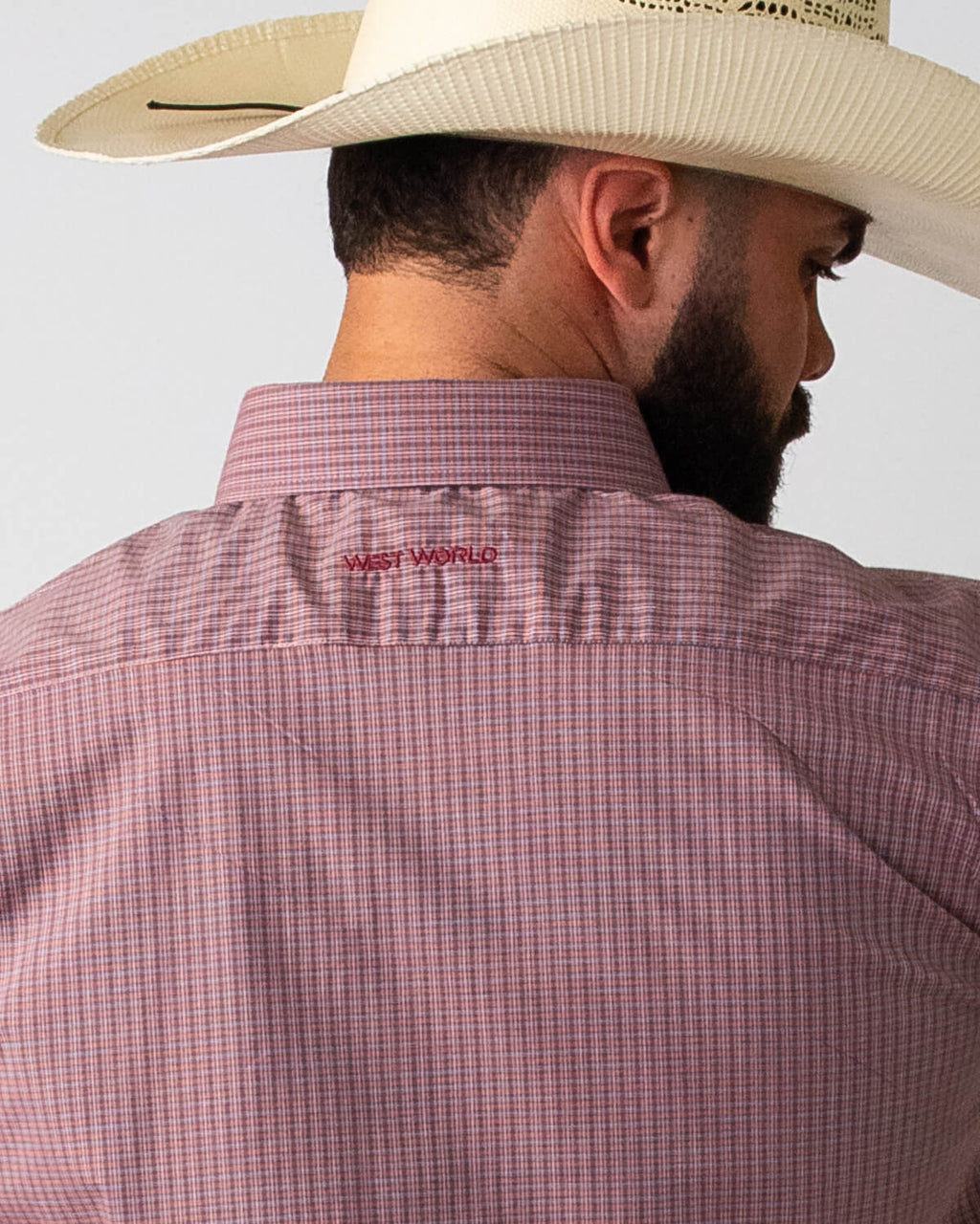 Camisa Xadrez Masculina Algodão Egípcio com Elastano Manga Longa