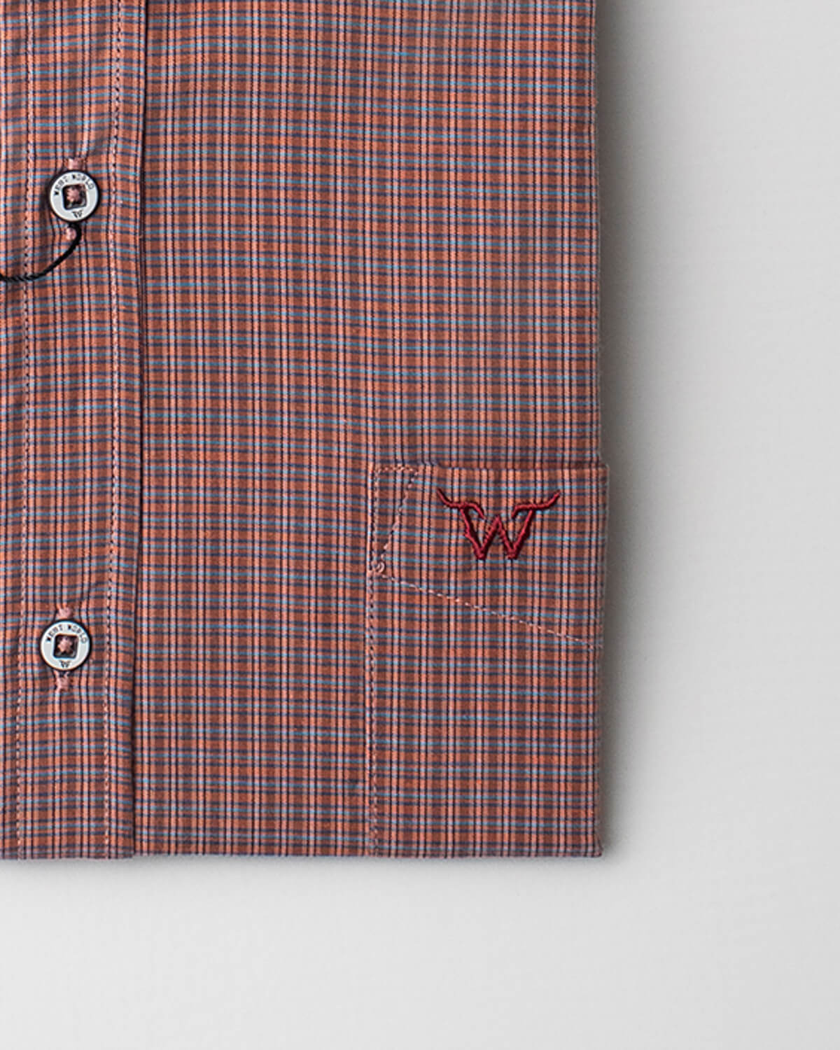 Camisa Xadrez Masculina Algodão Egípcio com Elastano Manga Longa