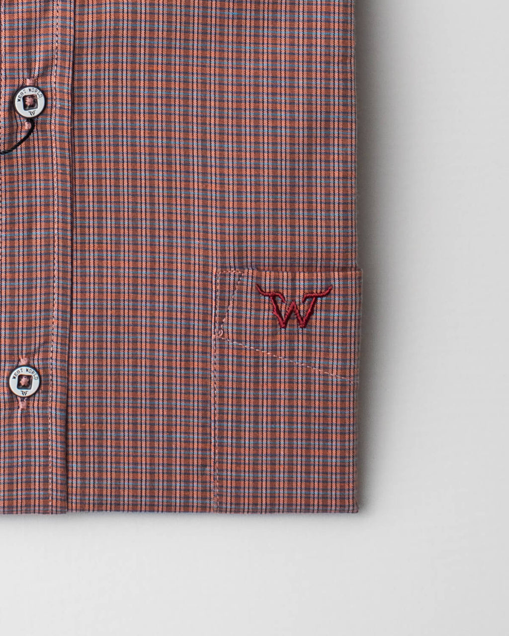 Camisa Xadrez Masculina Algodão Egípcio com Elastano Manga Curta