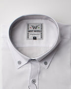 Camisa Básica Masculina Algodão Egípcio com Elastano e Bolso Manga Longa