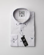 Camisa Básica Masculina Algodão Egípcio com Elastano e Bolso Manga Longa