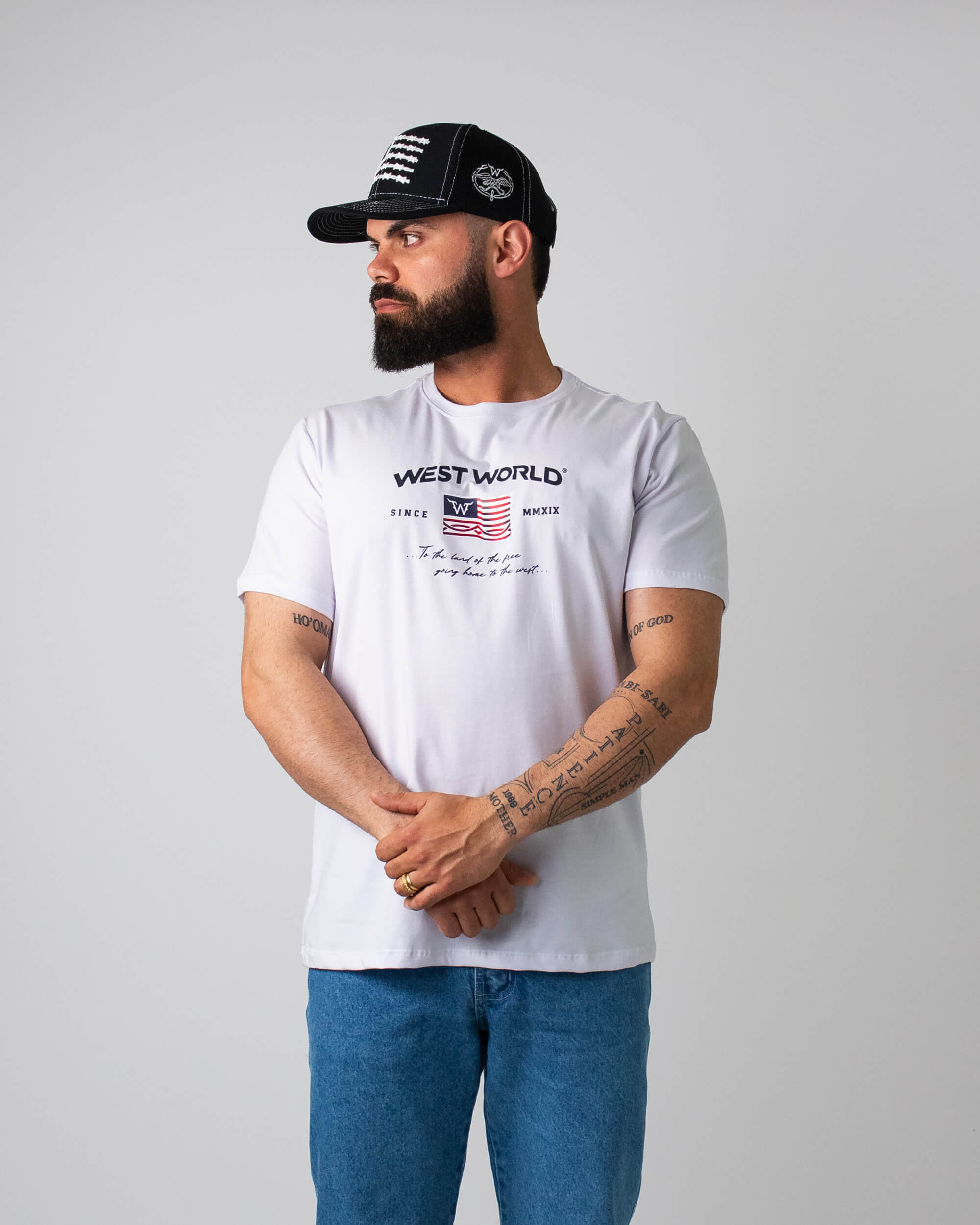 Camiseta Masculina WestWorld Wanted