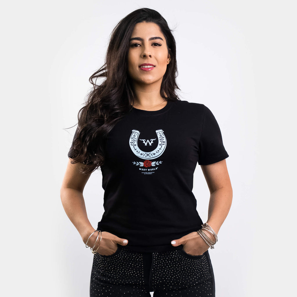 Camiseta Feminina WestWorld Fronteira