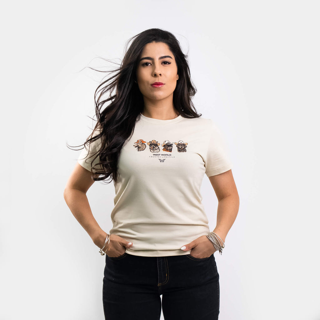 Camiseta Feminina WestWorld Fronteira
