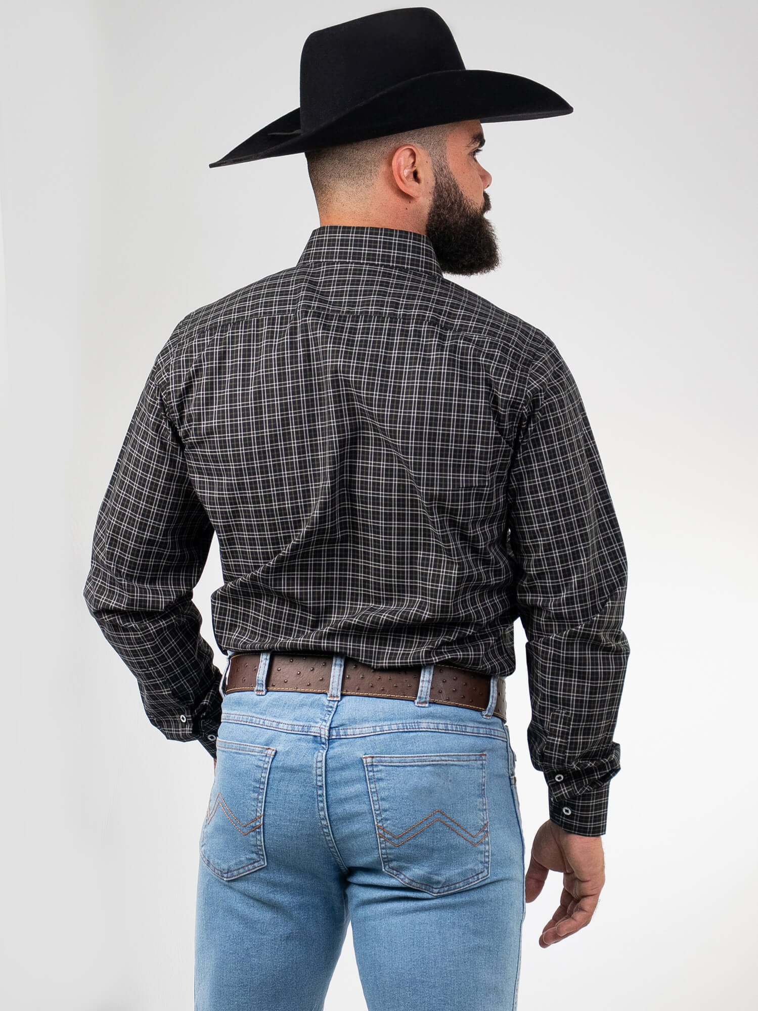 Camisa Masc ML Xadrez Algodão Egípcio WestWorld