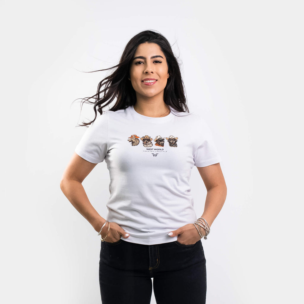 Camiseta Feminina WestWorld Fronteira