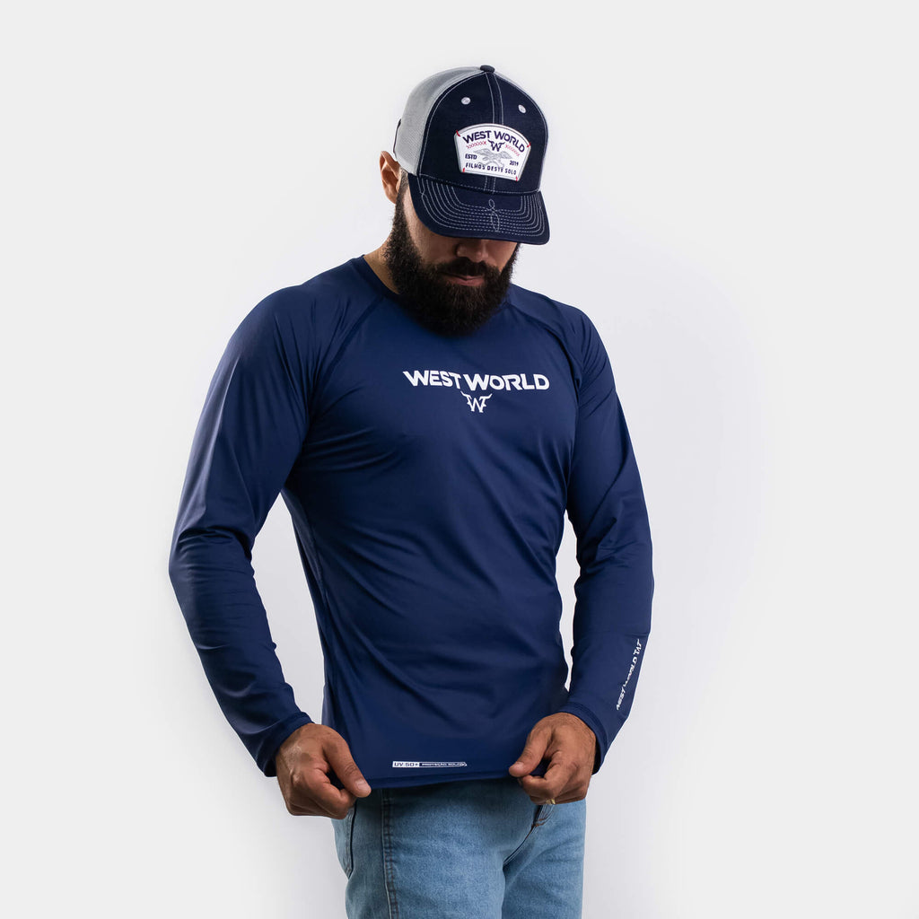 Camiseta Manga Longa Térmica UV50+ Masculina WestWorld