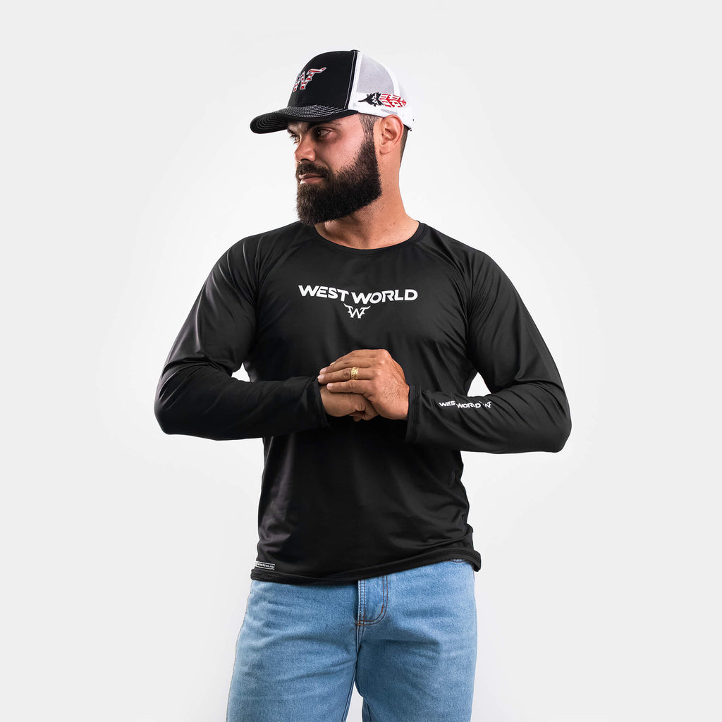 Camiseta Manga Longa Térmica UV50+ Masculina WestWorld