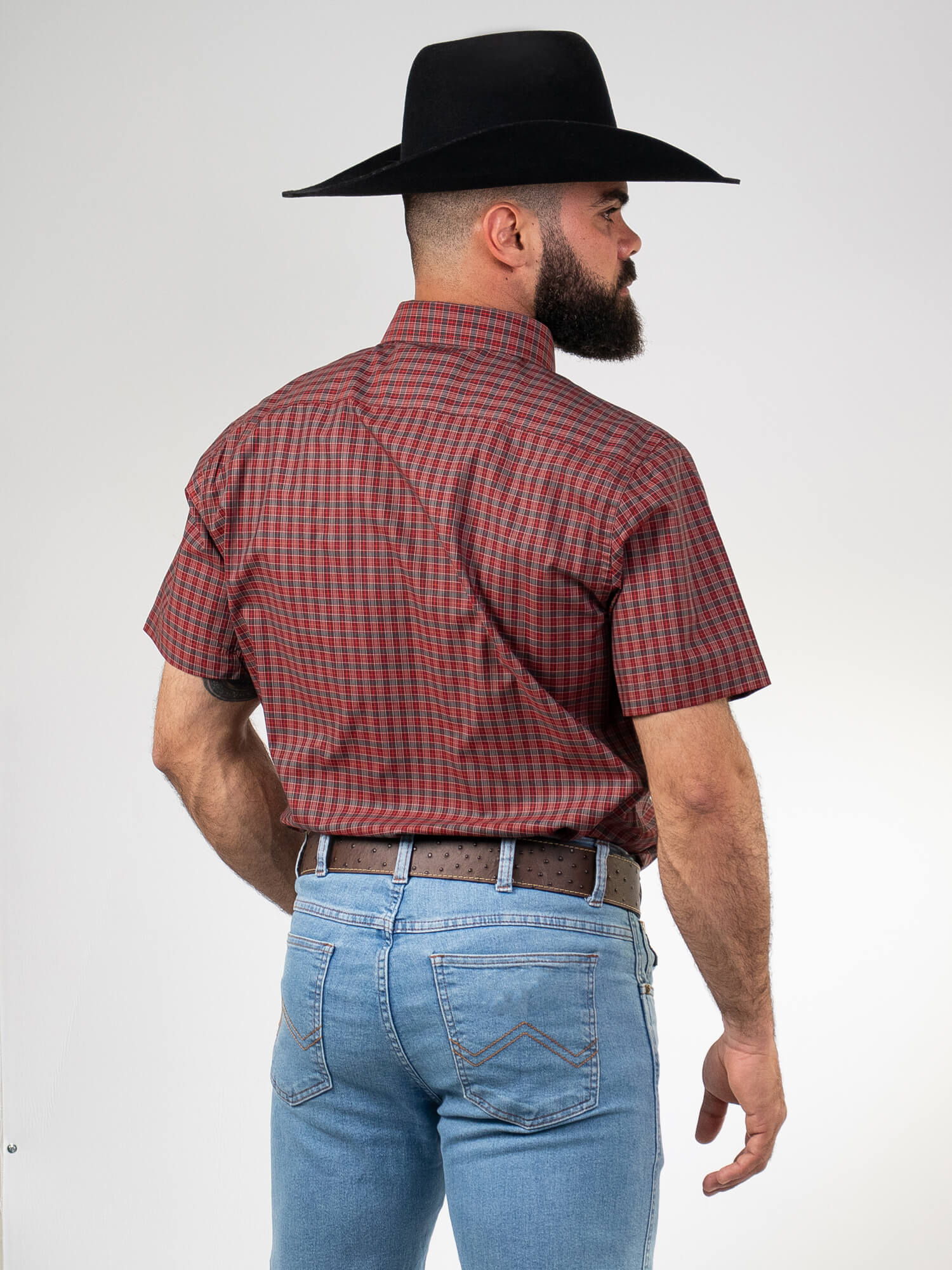 Camisa Masc MC Xadrez Algodão Egípcio WestWorld